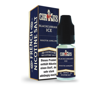 Blackcurrant Ice Nikotinsalz Liquid Authentic CirKus