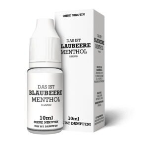 Blaubeere Menthol Liquid Das ist Dampfen